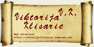 Viktorija Klisarić vizit kartica
